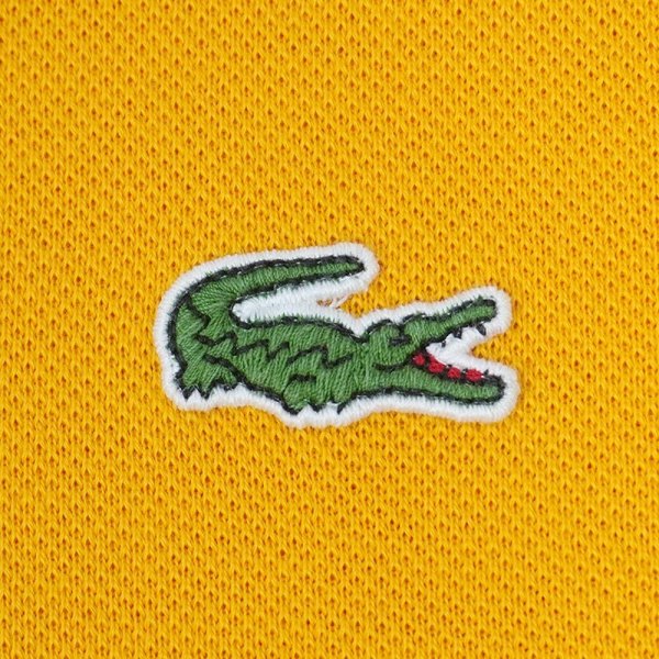 画像3: Late 90's LACOSTE ポロシャツ "DESIGNED IN FRANCE / YELLOW" (3)