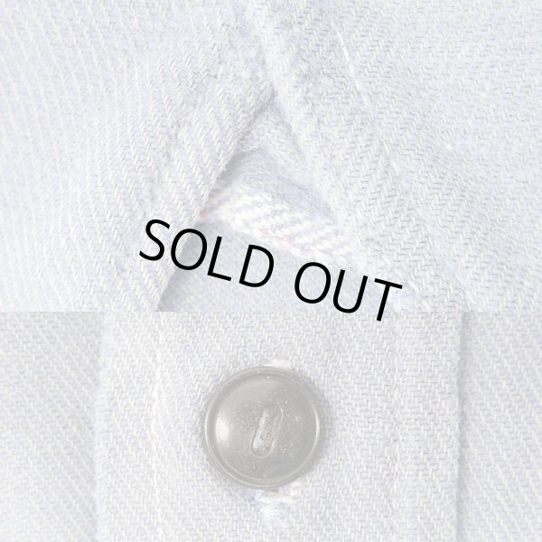 画像4: 40's unknown マチ付き コットンワークシャツ (4)