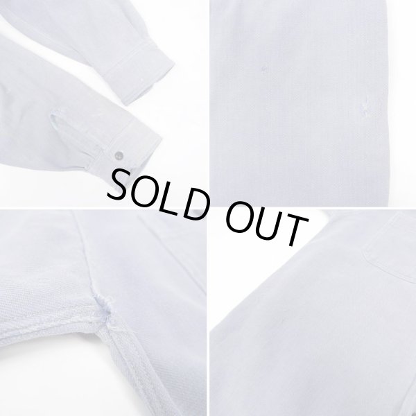 画像6: 40's unknown マチ付き コットンワークシャツ (6)