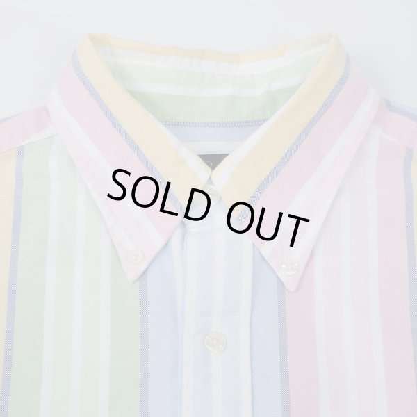 画像3: 00's Brooks Brothers マルチストライプ柄 ボタンダウンシャツ (3)