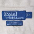 画像2: 90's Polo Ralph Lauren ヘリンボーン オープンカラーシャツ "CALDWELL / SILK×LINEN" (2)