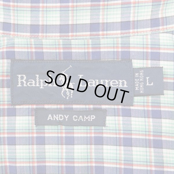 画像2: 90's Polo Ralph Lauren S/S ボタンダウンシャツ "ANDY CAMP" (2)