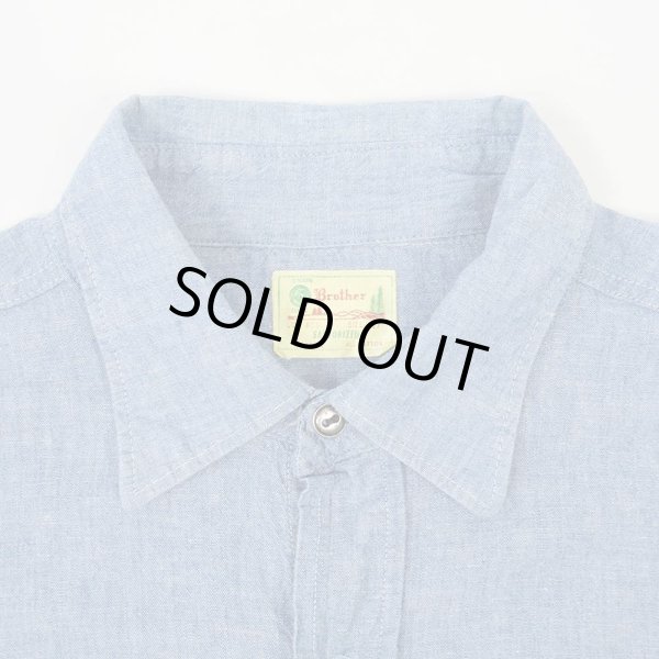 画像3: 70's FIVE BROTHER シャンブレーシャツ "MADE IN USA" (3)