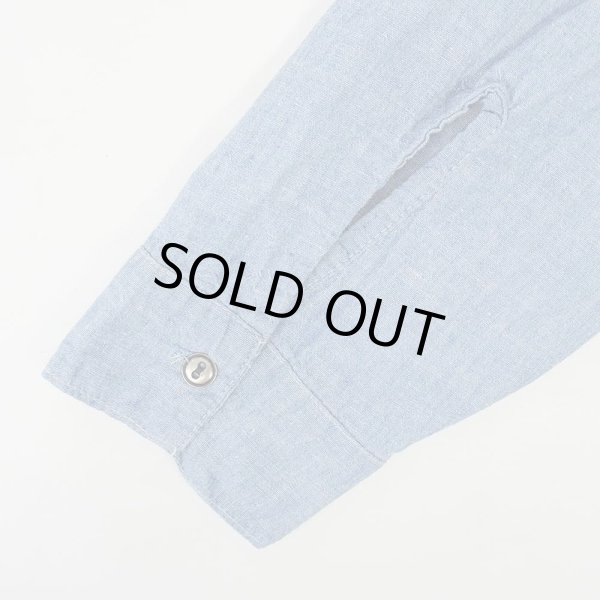 画像5: 70's FIVE BROTHER シャンブレーシャツ "MADE IN USA" (5)