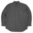 画像1: 00's Eddie Bauer ボタンダウンシャツ "BLACK Plaid" (1)