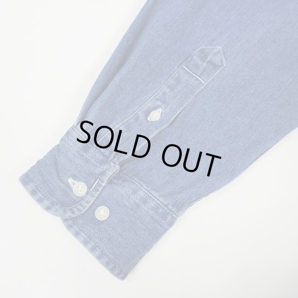 画像4: 90's ST JOHN'S BAY デニムボタンダウンシャツ (4)