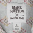 画像2: 00's LANDS' END × BLAKE SHELTON S/S 総柄 リネンシャツ (2)
