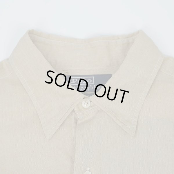 画像3: 90's Polo Ralph Lauren HBT レギュラーカラーシャツ "WARWICK" (3)