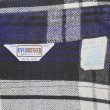 画像2: 80's FIVE BROTHER ヘビーネルシャツ "BLACK×NAVY Plaid / MADE IN USA" (2)