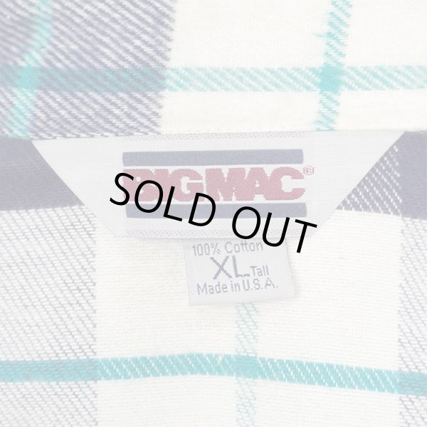 画像2: 80's BIG MAC ヘビーネルシャツ "MADE IN USA / DEADSTOCK" (2)