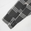 画像4: 80's Sears キルティングライナー ネルシャツ "FADE BLACK PLAID" (4)