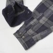 画像4: Late 90's ST JOHN'S BAY ヘビーネルシャツ "Dark Navy Plaid" (4)