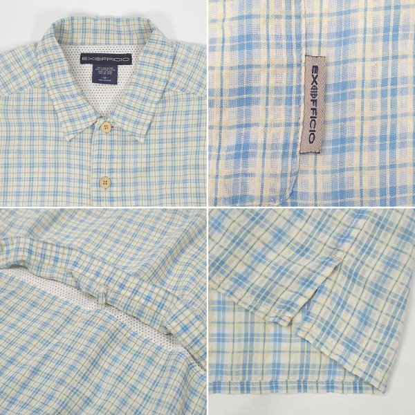 画像3: 00's EXOFFICIO S/S シアサッカー フィールドシャツ (3)