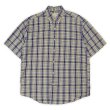 画像1: 90's Eddie Bauer S/S ボタンダウンシャツ "白タグ" (1)