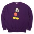 画像1: 90's Mickey Mouse キャラクタープリント スウェット "MADE IN USA" (1)