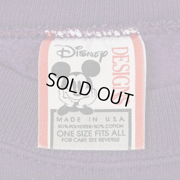 画像2: 90's Mickey Mouse キャラクタープリント スウェット "MADE IN USA" (2)