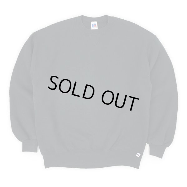 画像1: 90's RUSSELL 前V ブランクスウェット "BLACK / sizeL / MADE IN USA" (1)