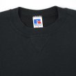 画像3: 90's RUSSELL 前V ブランクスウェット "BLACK / sizeL / MADE IN USA" (3)