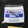 画像2: 90's Hanes リバースウィーブタイプ スウェット "MADE IN USA / BLACK" (2)