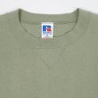 画像4: 90-00's RUSSELL 前V ブランクスウェット "LIGHT OLIVE" (4)