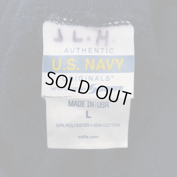 画像3: 00's US.NAVY リフレクタープリント スウェットパーカー "MADE IN USA" (3)