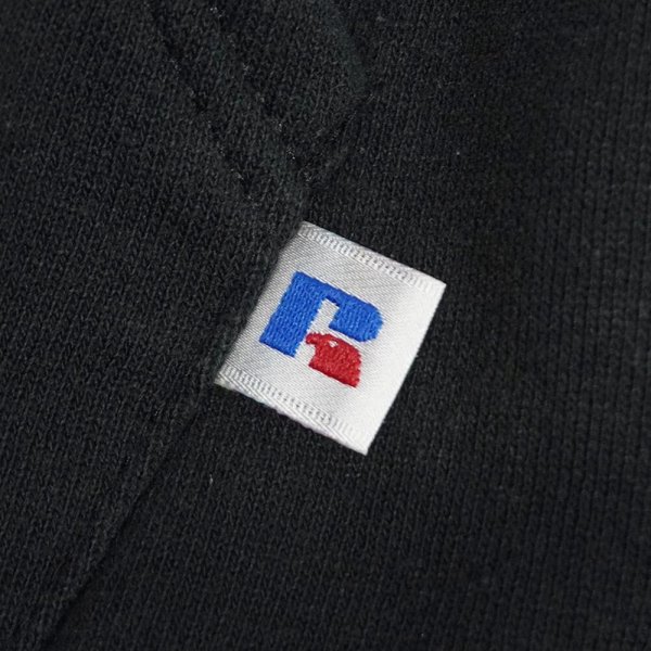 画像3: 90-00's RUSSELL ブランク スウェットパーカー "BLACK" (3)