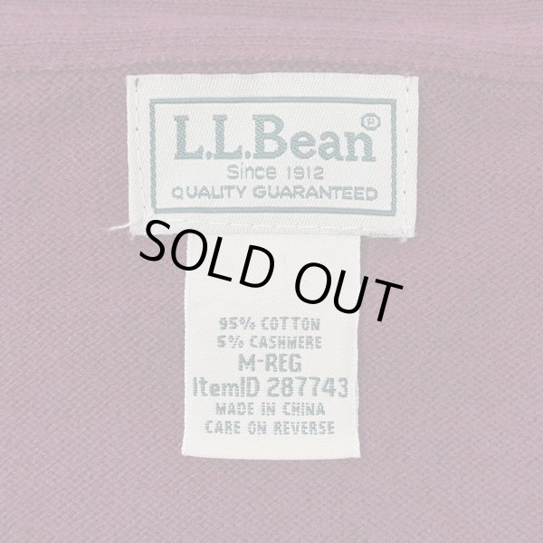 画像2: 00's L.L.Bean コットン×カシミア カーディガン (2)