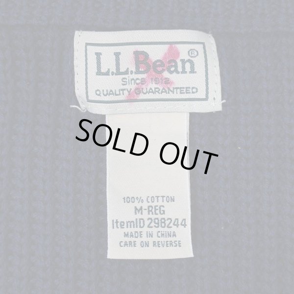 画像2: 00's L.L.Bean コットンドライバーズニット (2)