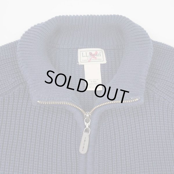 画像3: 00's L.L.Bean コットンドライバーズニット (3)