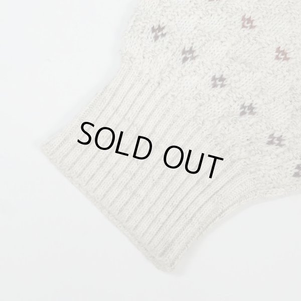 画像4: 90's ST JOHN'S BAY 総柄 コットンニット (4)