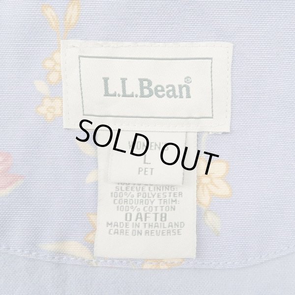 画像3: 00's L.L.Bean 花柄 フィールドコート (3)