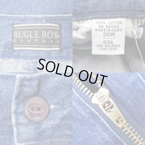 画像3: 90's BUGLE BOY 3タック デニムトラウザー "DEADSTOCK" (3)