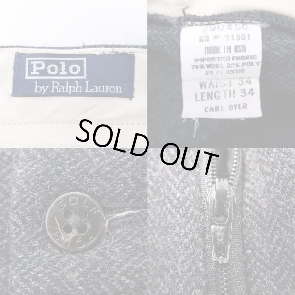 画像3: 90's Polo Ralph Lauren HBT ウールトラウザー “MADE IN USA” (3)