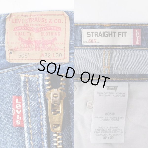 画像3: 00's Levi's 505 デニムパンツ "W32 L30" (3)