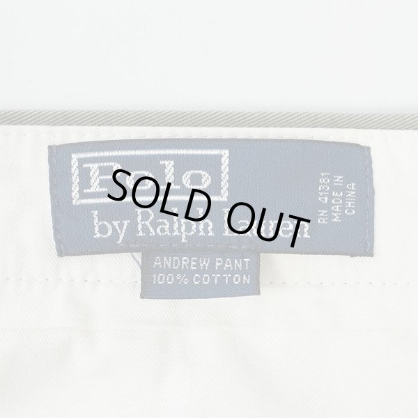 画像3: 90-00's Polo Ralph Lauren 2タック チノトラウザー "ANDREW PANT / W32 L30" (3)