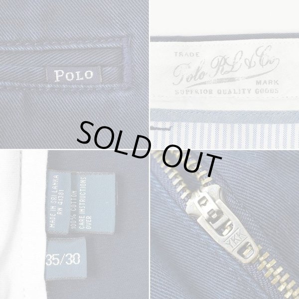 画像4: 00's Polo Ralph Lauren 2タック チノトラウザー "CLASSIC FIT" (4)