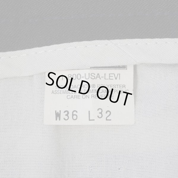 画像4: Late 90's Levi's アクションスラックス "BLACK" (4)