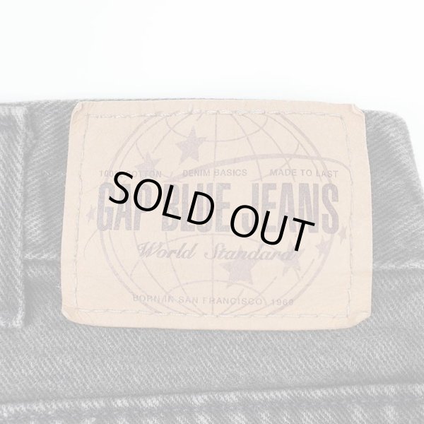 画像3: 00's OLD GAP ブラックデニムパンツ "W36 L30" (3)