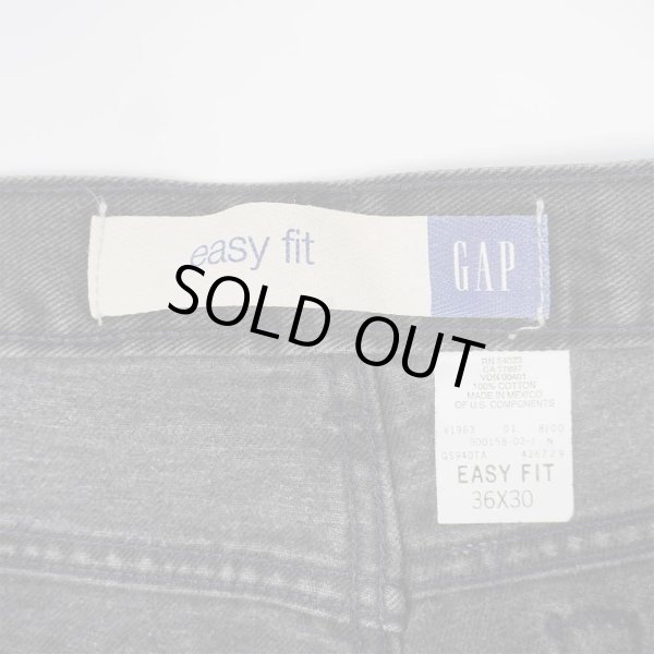 画像4: 00's OLD GAP ブラックデニムパンツ "W36 L30" (4)