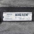 画像4: 00's BIG BEN 先染め ブラックデニムパンツ "DEADSTOCK / W35 L30" (4)