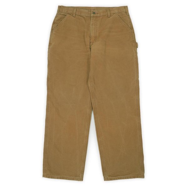 画像1: 00's Carhartt ダックペインターパンツ "B11 BRN / W36 L32" (1)