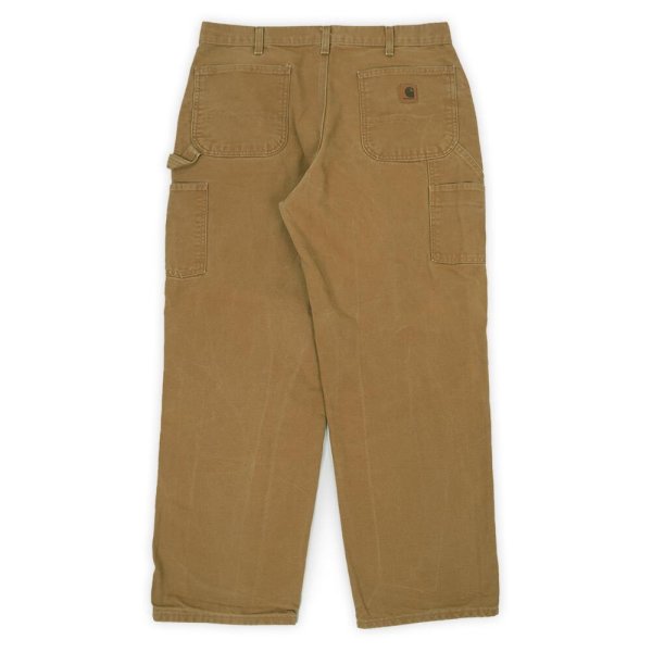 画像2: 00's Carhartt ダックペインターパンツ "B11 BRN / W36 L32" (2)