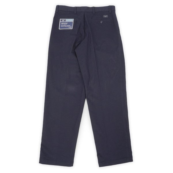画像2: 00's DOCKERS 2タック チノトラウザー "DEADSTOCK / DARK NAVY" (2)