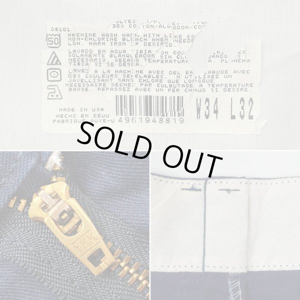 画像3: 90's Dickies 2タック ワークパンツ "MADE IN USA / W34 L30相当" (3)