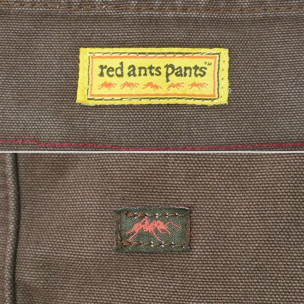 画像3: 00's red ants pants ダブルニーペインターパンツ "MADE IN USA" (3)