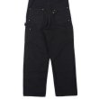 画像5: 00's Carhartt ダブルニー ダックオーバーオール "BLACK / W38 L32" (5)