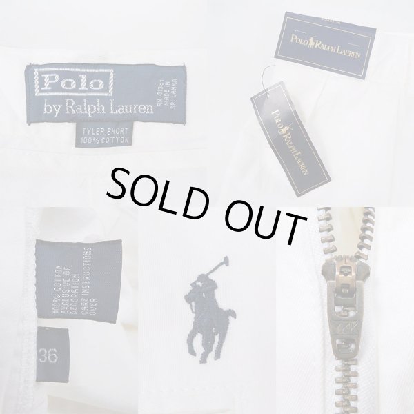 画像3: 90's Polo Ralph Lauren 2タックチノショーツ "TYLER SHORT / DEADSTOCK" (3)