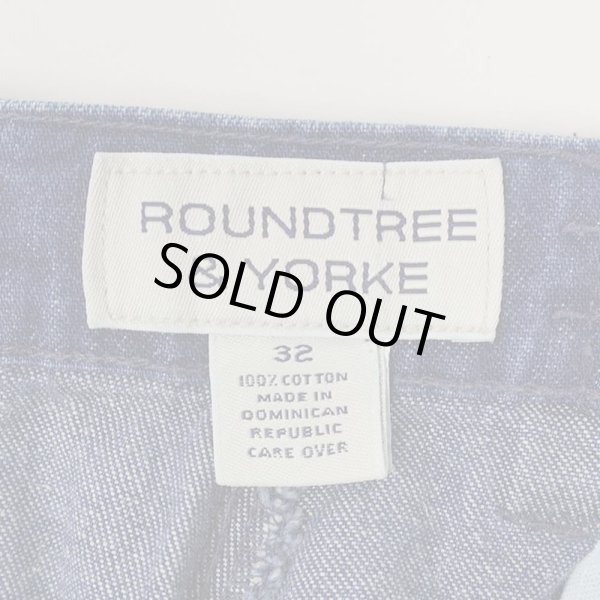 画像3: 90's ROUNDTREE＆YORKE 2タック デニムイージーショーツ (3)