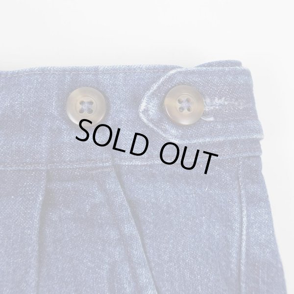 画像4: 90's ROUNDTREE＆YORKE 2タック デニムイージーショーツ (4)