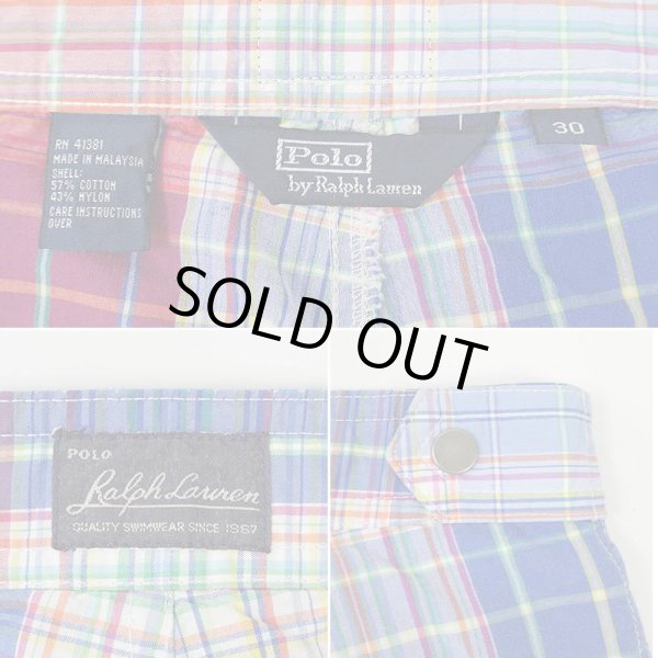 画像3: 90's Polo Ralph Lauren スイム カーゴショーツ (3)